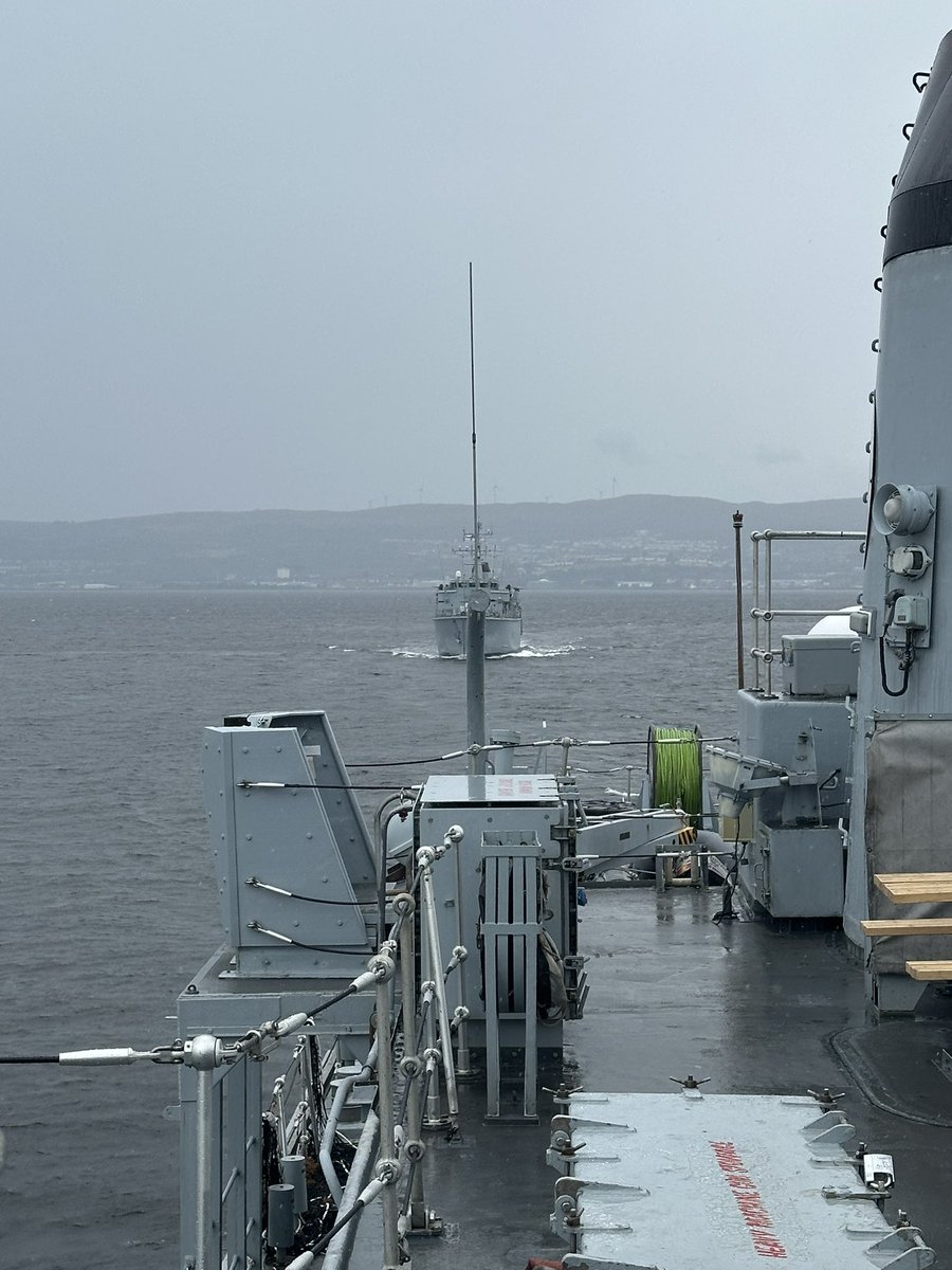 HMSCattistock's tweet image. 3’s a charm. Great to work with sister ships @HMSHurworth @HMSLedbury today.
#SmallShipsBigImpact #thehuntison