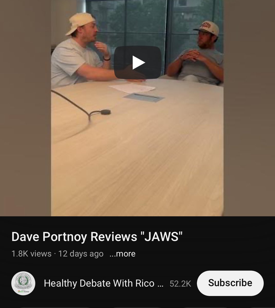Mick (@beyondavgmick) on Twitter photo Hey <a href="/stoolpresidente/">Dave Portnoy</a> - is this the lowest viewed piece of content you’ve ever been personally associated with?
Be honest with us.
Less than 2k views - that feels nearly impossible with Dave Portnoy coming on the show…Bosco somehow did it.
This man is a walking charity case: Hey <a href="/stoolpresidente/">Dave Portnoy</a> - is this the lowest viewed piece of content you’ve ever been personally associated with?
Be honest with us.
Less than 2k views - that feels nearly impossible with Dave Portnoy coming on the show…Bosco somehow did it.
This man is a walking charity case: