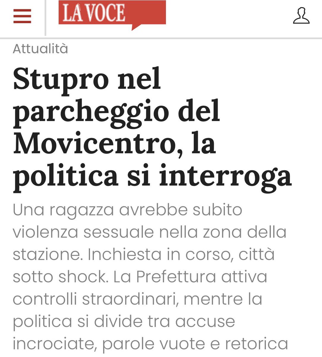 Ivrea: 
Una ragazzina di 16 anni viene aggredita, drogata e violentata da un immigrato tunisino che stazionava in un centro d’accoglienza per minori. 

Ennesima violenza, una delle migliaia commesse per mano della gente che qualcuno ci ha portato in casa. 
Poteva essere nostra