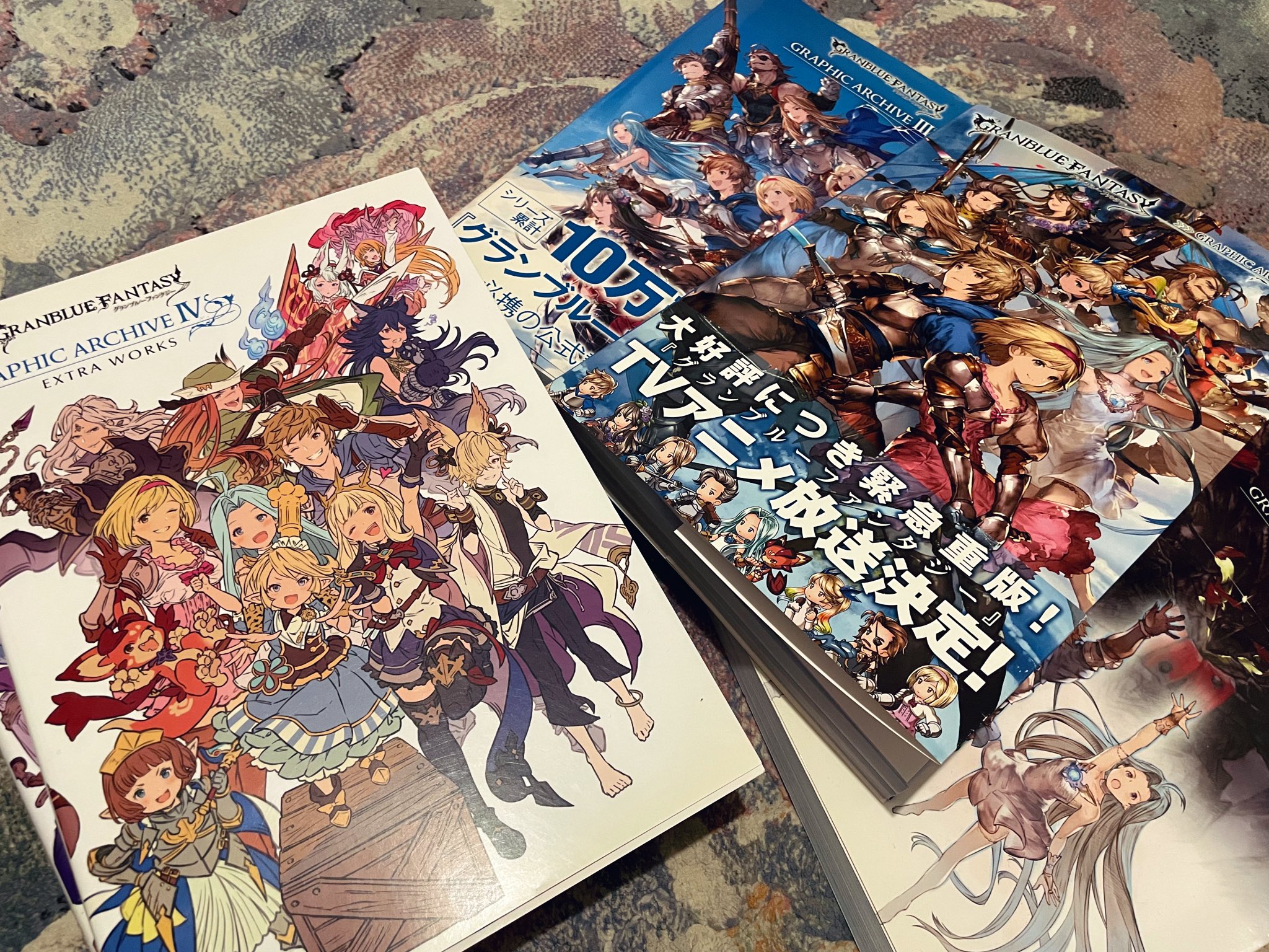 GRANBLUE FANTASY GRAPHIC ARCHIVE 他 計15冊 GRANBLUE FANTASY GRAPHIC ARCHIVE 他 計15冊（白月