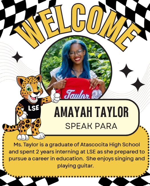 Say hello to Ms. Taylor, one of our new paras in SPEAK at Lakeshore! We can’t wait for the amazing things she will do with our students! 🌟 #LakeshoreLeopards #Welcome #AmazingRace <a href="/PrincipalBenton/">Richarria Benton M. Ed</a> <a href="/MrsBurke_LSE/">Melyssa Burke</a>