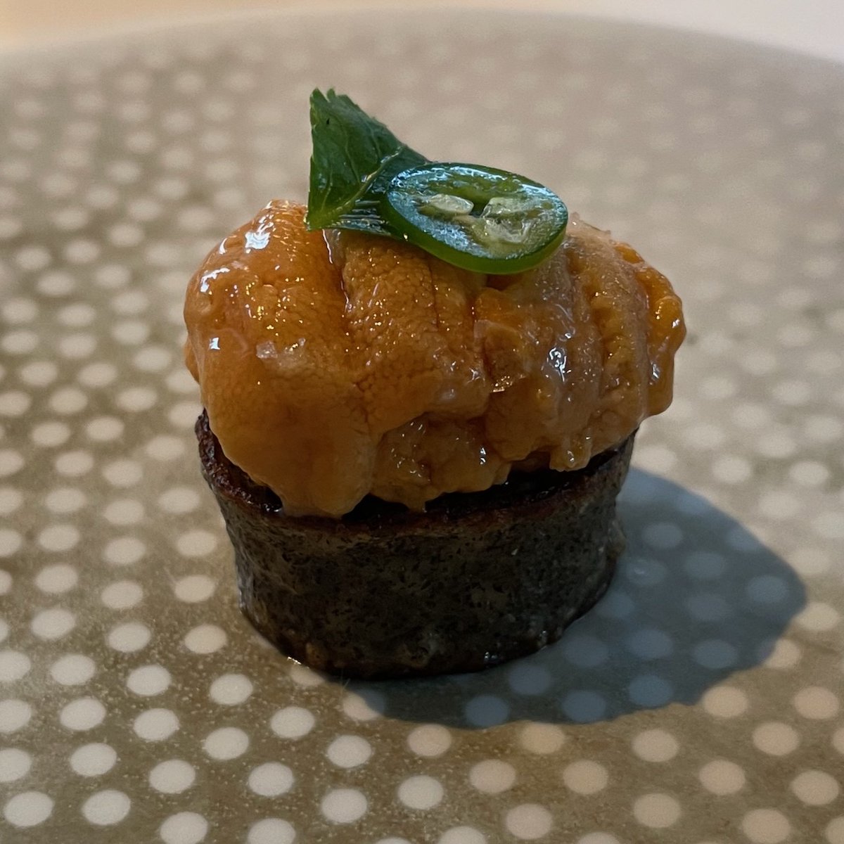 Edward Schneider (@timetocook) on Twitter photo A favorite snack has long been uni on crisp pumpernickel w/ yuzu & chili at <a href="/jeangeorges/">JG Vongerichten</a>'s Jean-Georges. Last night a new variant: bread replaced by a folded crisp buckwheat crêpe. Even better than the original, which I wouldn't have thought possible. Thank you, Joe & your team. A favorite snack has long been uni on crisp pumpernickel w/ yuzu & chili at <a href="/jeangeorges/">JG Vongerichten</a>'s Jean-Georges. Last night a new variant: bread replaced by a folded crisp buckwheat crêpe. Even better than the original, which I wouldn't have thought possible. Thank you, Joe & your team.