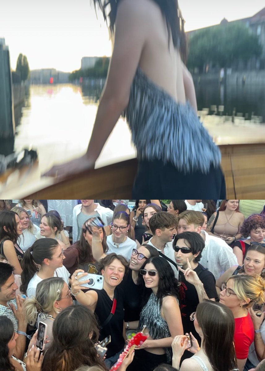 "Modo princesa do pop em Berlim 🍦🧬"

— Lorde via Instagram stories.