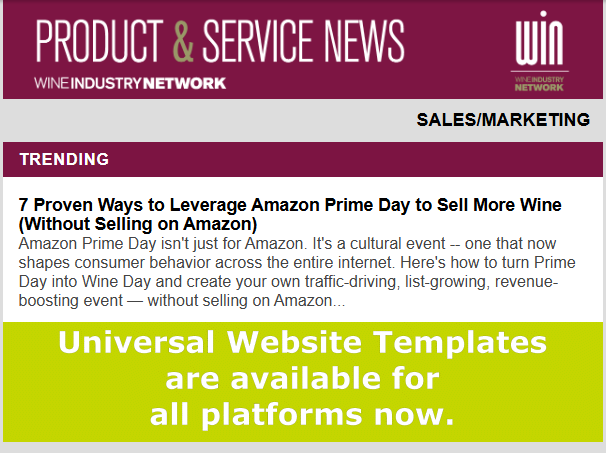 PS News: Leverage Prime Day to Sell More Wine; Untraditional Channels to Ignite Real-World Visits
#wineindustry #wine 

mailchi.mp/wineindustryne…