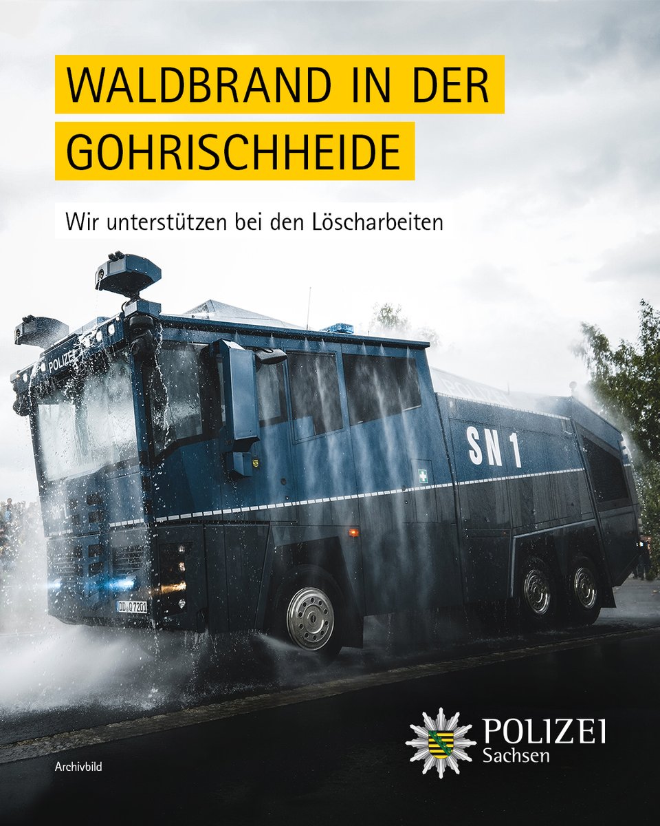 🔥 Ein Brand auf dem ehemaligen Truppenübungsplatz #Gohrischheide beschäftigt aktuell unsere Einsatzkräfte. In den Gemeinden #Zeithain und #Wülknitz sowie in #Gröditz wurde Katastrophenalarm ausgelöst. Die Ortsteile #Heidehäuser und #Neudorf wurden am Mittwochabend evakuiert.