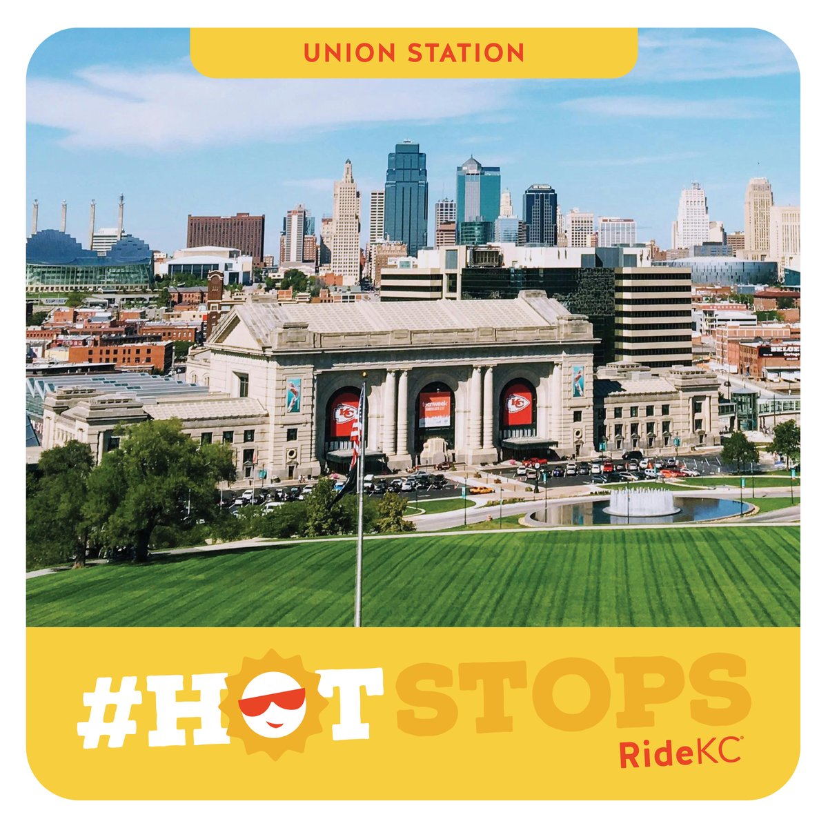 RideKCTransit's tweet photo. Next up in #RideKC’s #HotStops summer series: @UnionStationKC.
#KansasCity’s one-stop shop for #summer fun. From Science City to world class exhibitions, there’s something for everyone under one historic roof. 🚍
Via routes: 27, 47, 85 & Main MAX
https://t.co/YkDn3nQHP9 https://t.co/S6JnlrbPGT