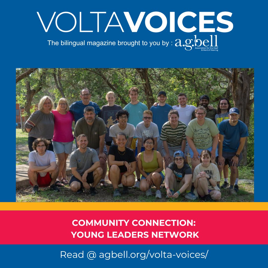 AGB’s YLN is connecting deaf and hard-of-hearing young adults with opportunities to lead, learn, and thrive. From retreats to regular meet-ups, this community is creating space for young adults to support one another and shape the future — together: bit.ly/3I9PFQU