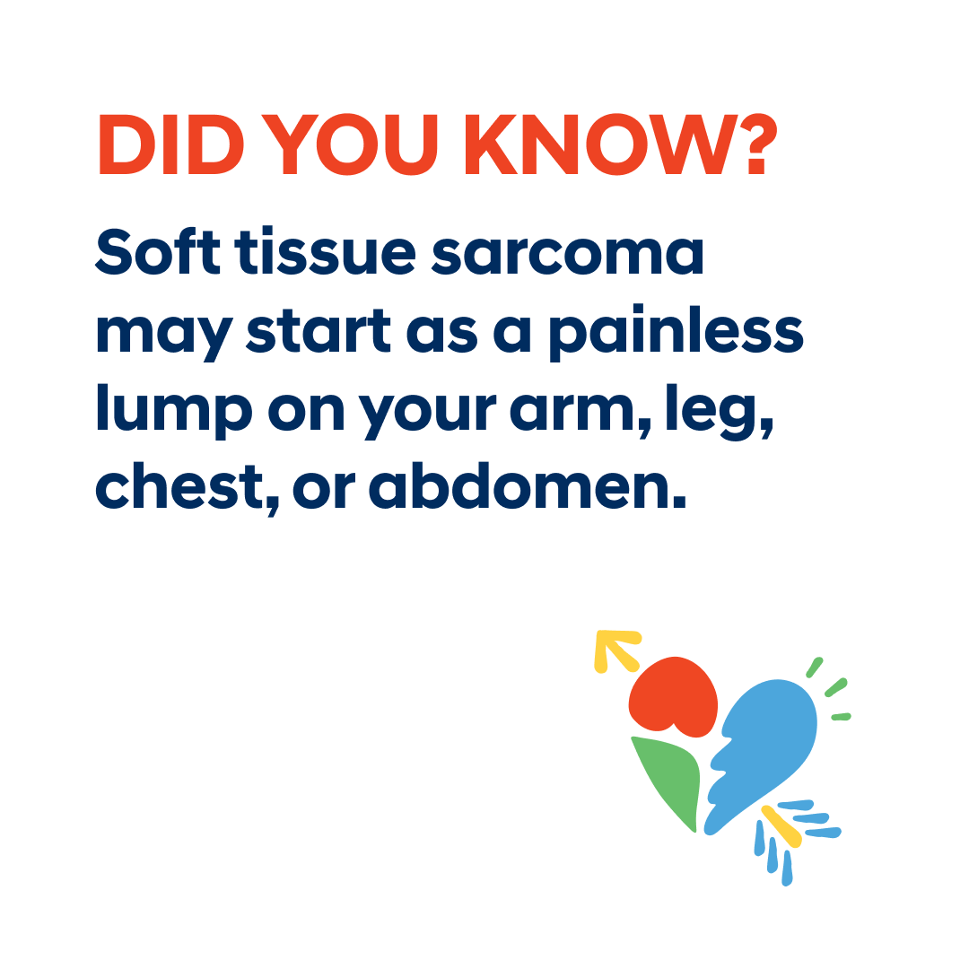 This July, we’re shining a light on sarcoma. This rare cancer affects bones and soft tissues, especially in kids. Awareness saves lives. Learn the signs. 💛 #SarcomaAwarenessMonth