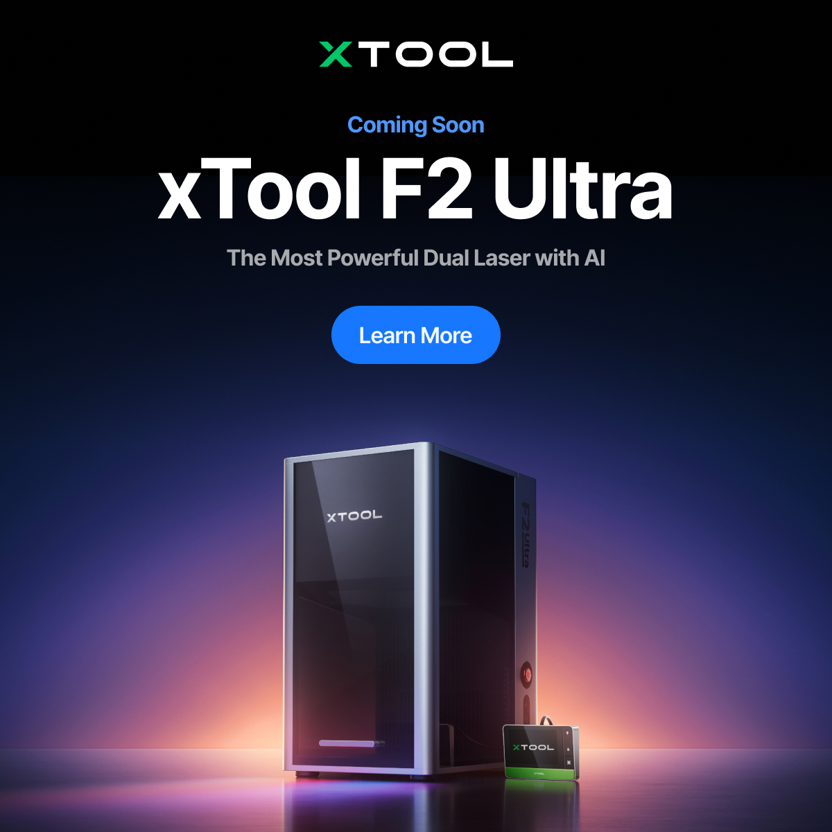 🚨 Say hello to the xTool F2 Ultra – the newest member of the F series family.
💥The world’s first 60W MOPA + 40W Diode Dual Laser, powered by AI to handle it all — from vibrant color engraving to deep metal cuts.
 🔗 Tap the link to claim your deal: social.xtool.com/4lb6cTh