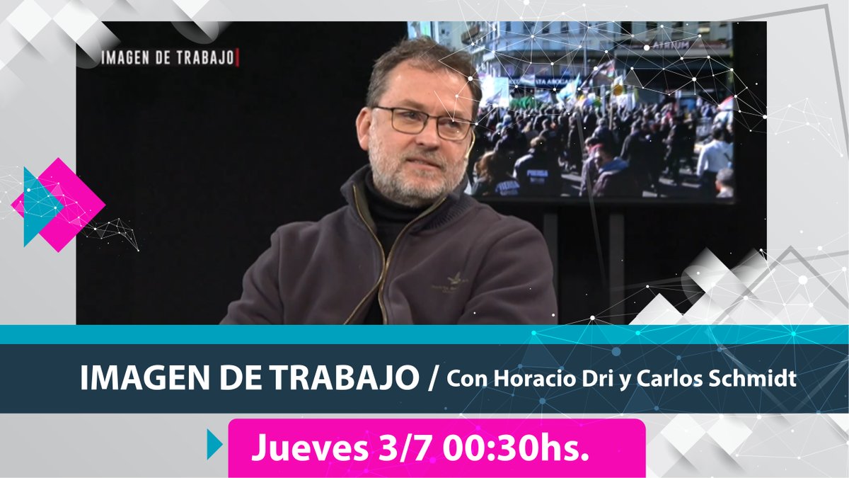 SATSAID Nacional (@satsaidnacional) on Twitter photo 📺 IMAGEN DE TRABAJO CON HORACIO DRI Y CARLOS SCHMIDT | 02-07-2025
Paritarias ATA, CAPIT y ATVC, defensa de los medios públicos, reelección de Horacio Arreceygor en <a href="/CositmecosOK/">COSITMECOS Confederacion Sindical de Medios</a> y revés judicial al DNU contra el derecho a huelga.
Mirá el programa completo acá 👇 📺 IMAGEN DE TRABAJO CON HORACIO DRI Y CARLOS SCHMIDT | 02-07-2025
Paritarias ATA, CAPIT y ATVC, defensa de los medios públicos, reelección de Horacio Arreceygor en <a href="/CositmecosOK/">COSITMECOS Confederacion Sindical de Medios</a> y revés judicial al DNU contra el derecho a huelga.
Mirá el programa completo acá 👇