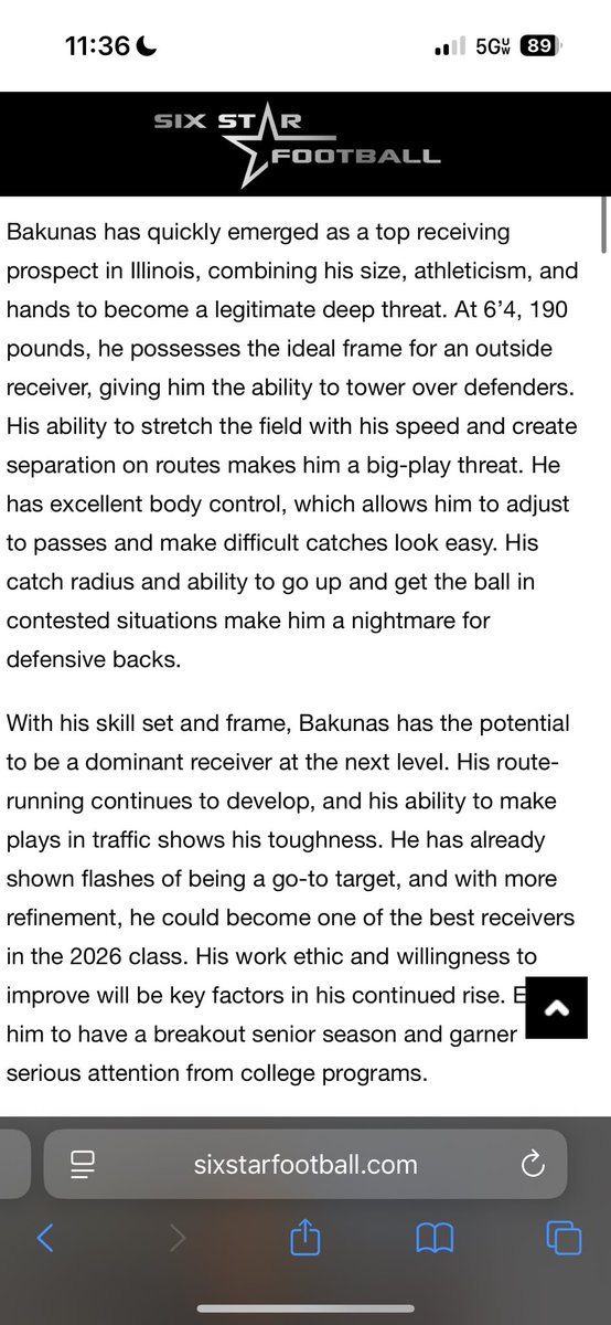 Harrison Bakunas (@bakunashar76984) on Twitter photo Thank you <a href="/sixstarfootball/">Six Star Football | PLUS+</a> for the write up. Can’t wait for the upcoming season. <a href="/_Conz__/">Coach Conley</a> <a href="/LaneTechFB/">Lane Tech HS Football</a> <a href="/EDGYTIM/">Timothy “EDGYTIM” OHalloran</a> <a href="/PrepRedzoneIL/">Prep Redzone Illinois</a> Thank you <a href="/sixstarfootball/">Six Star Football | PLUS+</a> for the write up. Can’t wait for the upcoming season. <a href="/_Conz__/">Coach Conley</a> <a href="/LaneTechFB/">Lane Tech HS Football</a> <a href="/EDGYTIM/">Timothy “EDGYTIM” OHalloran</a> <a href="/PrepRedzoneIL/">Prep Redzone Illinois</a>