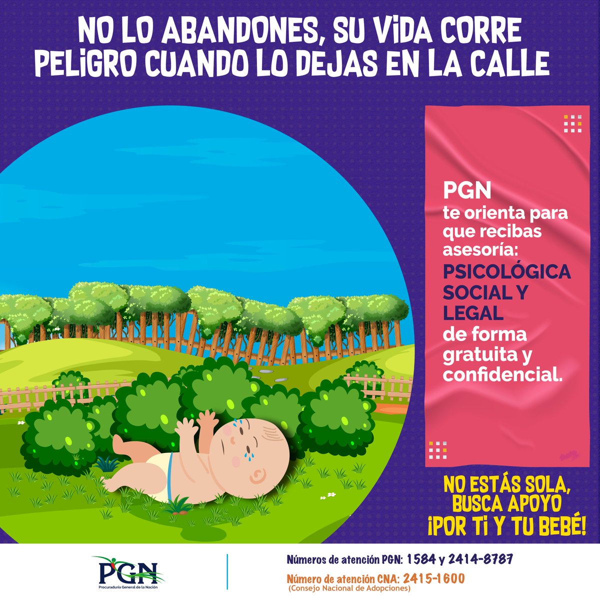 PGNguatemala's tweet photo. La fuerza está en la unión. No estás sola, recibe el apoyo que necesitas. #PorTiyTuBebé #DecideSegura #DecideInformada #NoloAbandones

@adopcionesguate https://t.co/tdBfmC2j33
