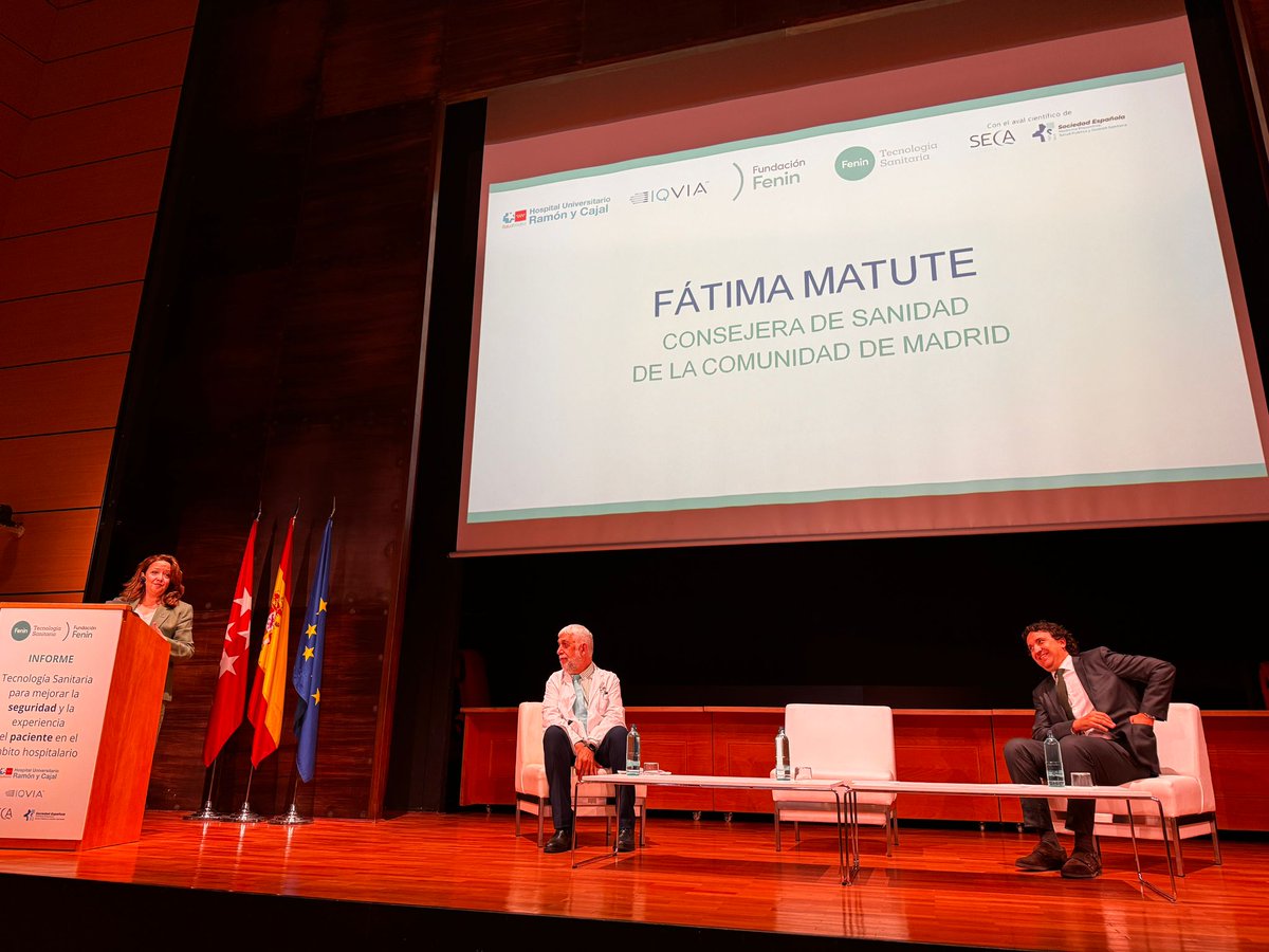 🔵 Participación en la jornada FENIN–IQVIA en el Hospital Ramón y Cajal, presentando el informe sobre tecnología sanitaria y #SeguridadDelPaciente.
👥 En representación del <a href="/GNEAUPP/">@gneaupp</a>, debatimos sobre úlceras por presión 👉 
#FENIN #IQVIA #PielSegura