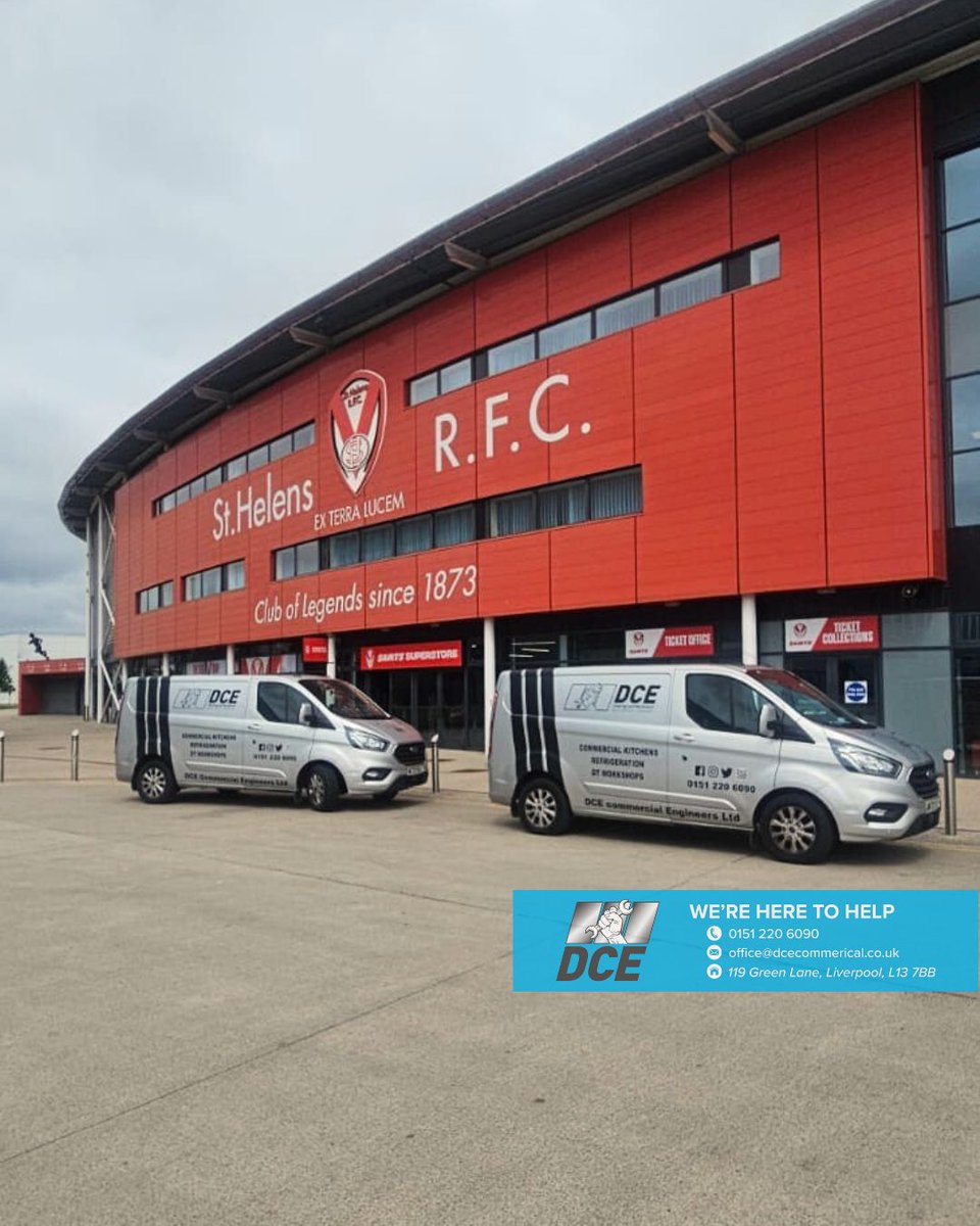 This week, the DCE team were proud to be on-site at St Helens Rugby Club, carrying out essential servicing on their catering equipment.

Keeping facilities running smoothly behind the scenes is what we do best.

#Cateringsevices #DCE #StHelensRugby #BehindTheScenes