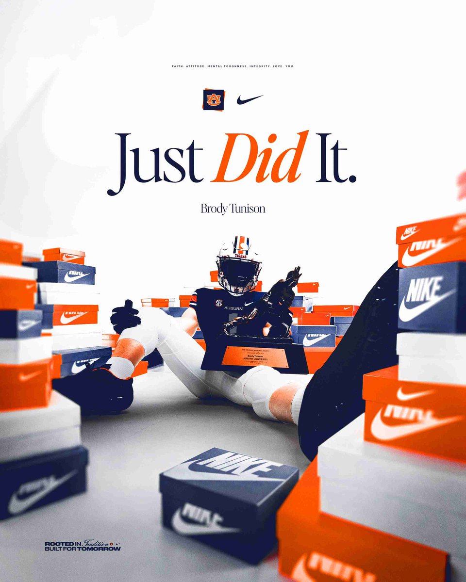 Brody Tunison (@brody_tunison) on Twitter photo Thank you <a href="/AuburnFootball/">Auburn Football</a> for the love! ๐ ๐ต๐
#wareagle
<a href="/AuburnMade/">Auburn FB Recruiting</a> <a href="/chadlunsford/">Coach Chad Lunsford</a> <a href="/CoachPaxMonty/">Paxton Montgomery</a> <a href="/IRCSEagles/">Indian Rocks Christian School</a> <a href="/LeonardWeaver/">TheRealCoachWeaver</a> <a href="/GrahamLyell/">Coach Graham</a> <a href="/CoachJeffGarner/">Coach Jeff Garner | Specialist Training for K/P/LS</a> <a href="/TheChrisRubio/">Rubio Long Snappingยฎ</a> Thank you <a href="/AuburnFootball/">Auburn Football</a> for the love! ๐ ๐ต๐
#wareagle
<a href="/AuburnMade/">Auburn FB Recruiting</a> <a href="/chadlunsford/">Coach Chad Lunsford</a> <a href="/CoachPaxMonty/">Paxton Montgomery</a> <a href="/IRCSEagles/">Indian Rocks Christian School</a> <a href="/LeonardWeaver/">TheRealCoachWeaver</a> <a href="/GrahamLyell/">Coach Graham</a> <a href="/CoachJeffGarner/">Coach Jeff Garner | Specialist Training for K/P/LS</a> <a href="/TheChrisRubio/">Rubio Long Snappingยฎ</a>