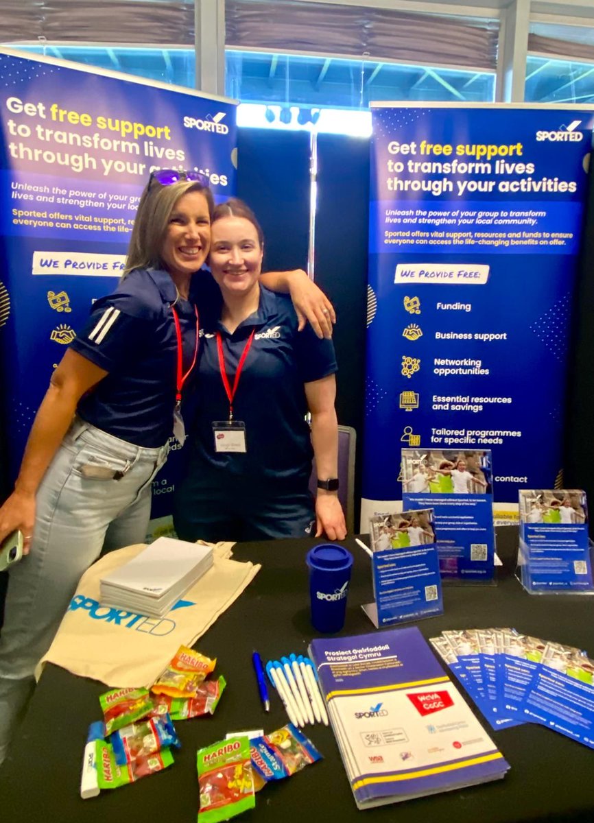 Sported (@sported_uk) on Twitter photo Sported's Team Wales were out at #gofod3 with <a href="/WCVACymru/">WCVA | CGGC</a> this week!
Hosting a stall they met with groups within the Sported network and others interested in joining, as well as hearing from speakers such as @Tenni_GT and catching up with VBVA winner Ravi 👋 Sported's Team Wales were out at #gofod3 with <a href="/WCVACymru/">WCVA | CGGC</a> this week!
Hosting a stall they met with groups within the Sported network and others interested in joining, as well as hearing from speakers such as @Tenni_GT and catching up with VBVA winner Ravi 👋