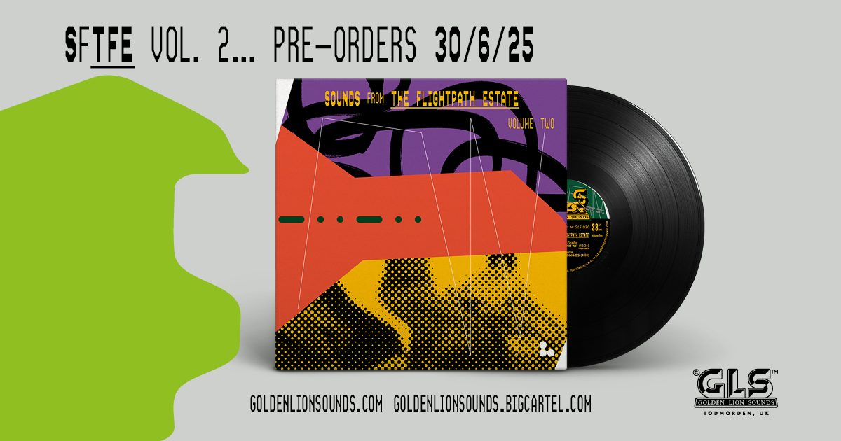 acrmcr's tweet image. Sounds From The Flightpath Estate Vol. 2 releases another great compilation inspired and influenced by the spirit of Andrew Weatherall. We are so pleased to be part of this with a remix of our song Estate Kings. Out 29/8/25
goldenlionsounds.com