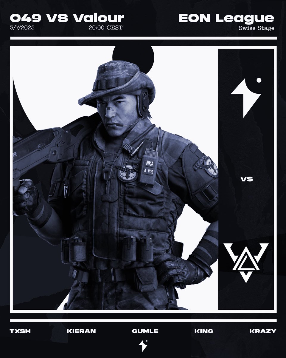 Maybe today will be better? It’s our second Gameday for the R6 Team. We take on <a href="/Valour_GG/">Valour eSports</a> in <a href="/EON_League/">EON League R6</a> at 14:00 EDT 🇨🇦 / 20:00 CEST 🇪🇺.

Get ready for us to show the #ShockAndAwe⚡️ 

Today’s Lineup:
🇬🇧Txsh
🇬🇧Kieran 
🇩🇰Gumle
🇧🇷King
🇳🇴Krazy