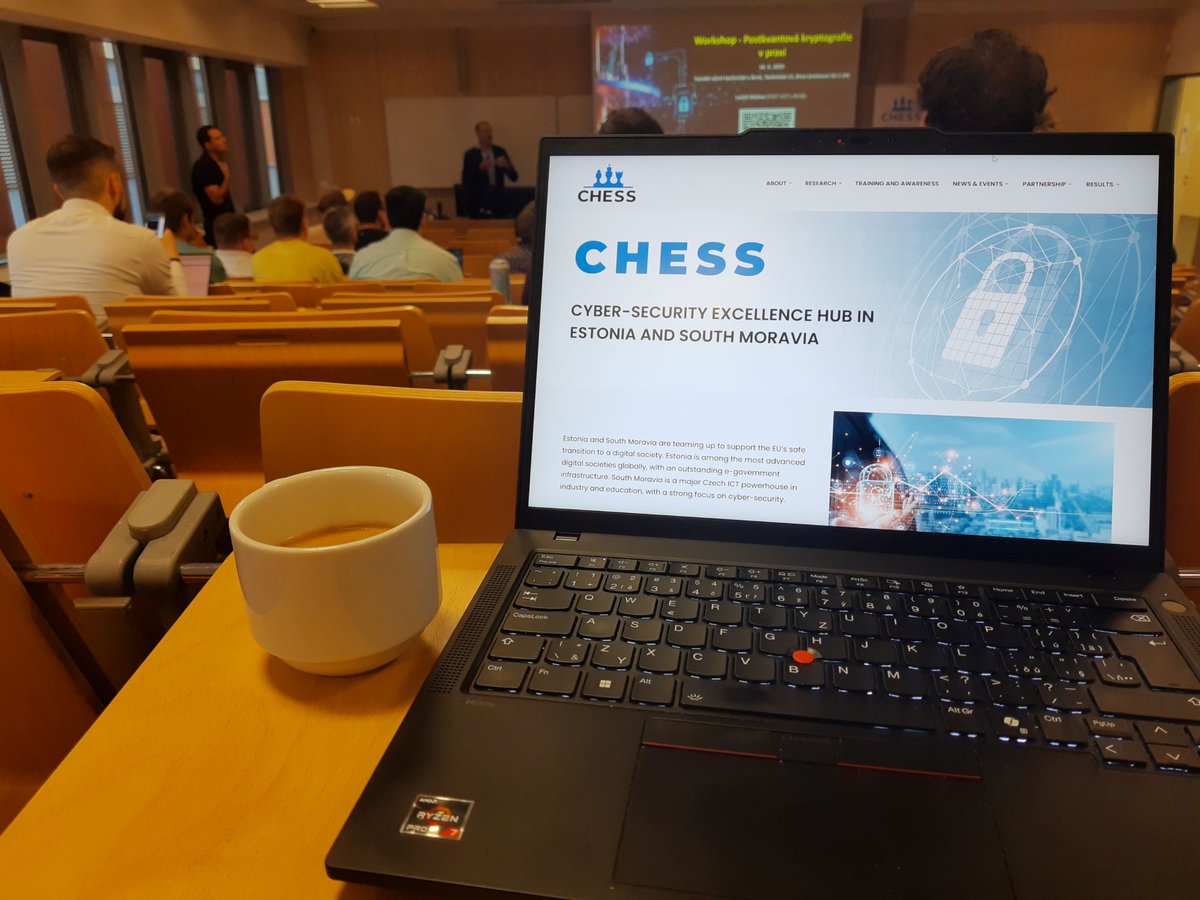 Lukáš Daubner (@lukas_daubner) on Twitter photo Last month, I went back from Estonia 🇪🇪 to Czechia 🇨🇿 for a fellowship at <a href="/vutvbrne/">Vysoké učení technické v Brně</a>, as part of the <a href="/CHESS_EU/">CHESS Cyber-Security Excellence Hub</a> project.
I gave a presentation about forensic readiness, and in turn, got to know what’s new. We already have some ideas, so let’s see what will come from it. Last month, I went back from Estonia 🇪🇪 to Czechia 🇨🇿 for a fellowship at <a href="/vutvbrne/">Vysoké učení technické v Brně</a>, as part of the <a href="/CHESS_EU/">CHESS Cyber-Security Excellence Hub</a> project.
I gave a presentation about forensic readiness, and in turn, got to know what’s new. We already have some ideas, so let’s see what will come from it.
