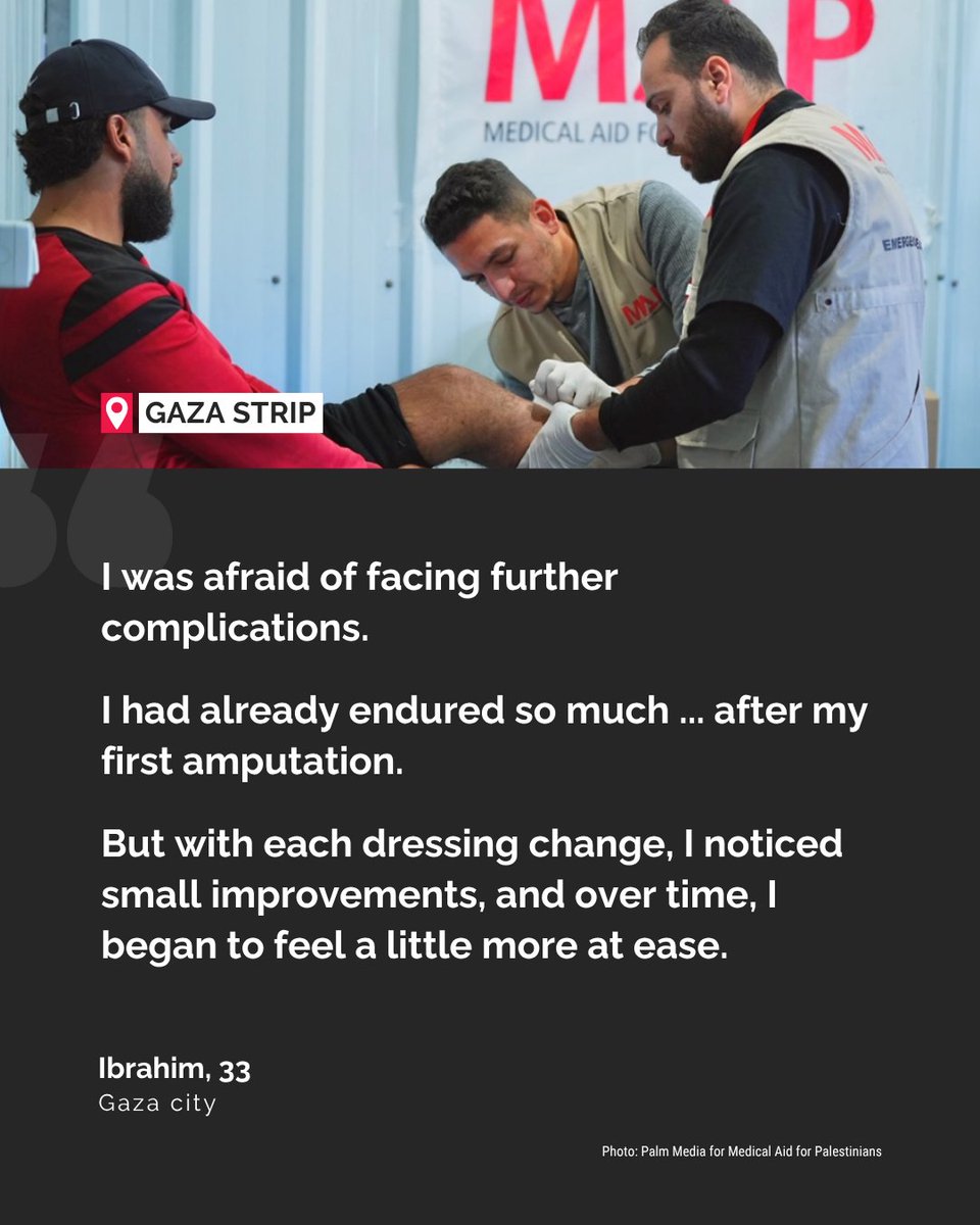 ochaopt's tweet image. In #Gaza, amid continued bombardment, thousands like Ibrahim are recovering from life-altering injuries with help from @MedicalAidPal wound care teams supported by the occupied Palestinian territory Humanitarian Fund @CBPFs.
Read more: ochaopt.org/content/ibrahi…
#InvestInHumanity