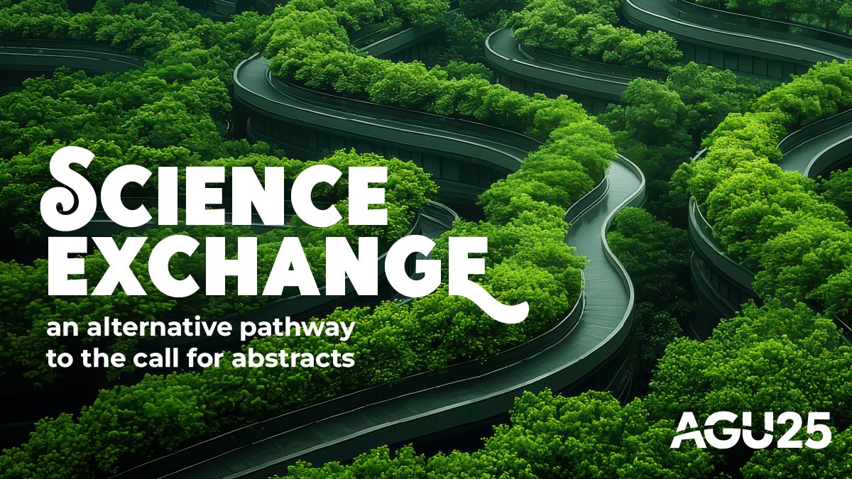 🌎 Discover an alternative pathway to the call for #AGU25 abstracts! Designed for contributions from individuals regardless of whether they have research to present.

👉 Submit proposals for individual or panel presentations that highlight experiences, ideas, or the latest