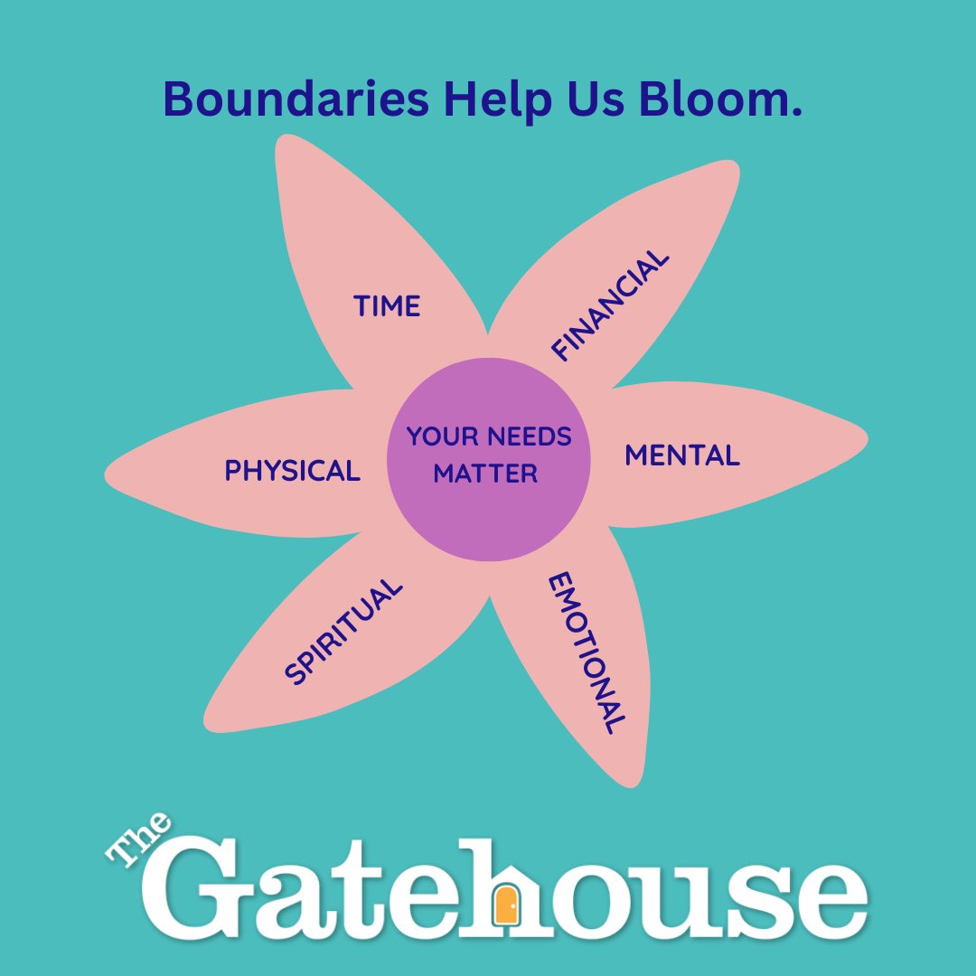 🌼  Setting boundaries isn’t selfish, it’s self-respect, safety &amp; healing.

What boundaries are you learning to honour? Share in the comments below 💬

Learn more at 🔗 thegatehouse.org

#BoundariesAreHealthy #CSAHealing #TheGatehouseTO #HealingJourney