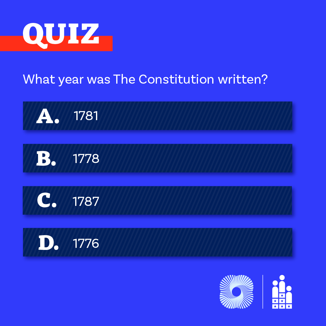 🇺🇸 93% of Americans agree that civic education matters. This #July4th, there’s no better time to sharpen your skills. Take our online quiz and test your civics knowledge: civics.uschamberfoundation.org/quiz/