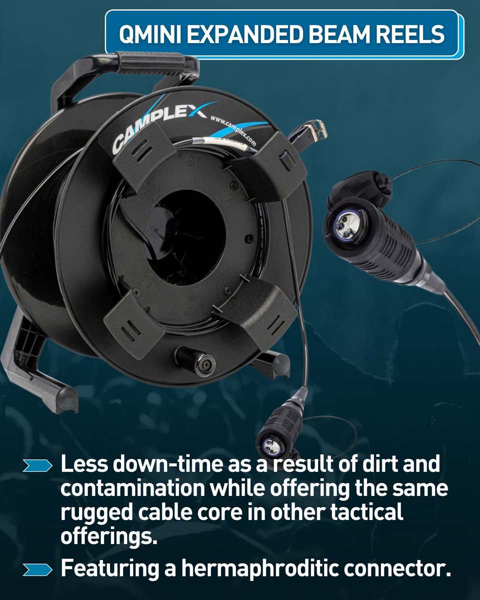 Camplex_Fiber's tweet image. From broadcasters to stadium techs, live event crews to system integrators - pros are making the switch to Camplex expanded beam cables! 

🔗Learn more: ow.ly/K74U50WhEVl

#FiberOptics #ExpandedBeam #FiberTech #BroadcastSolutions #ProAV #SystemIntegration #HybridFiber