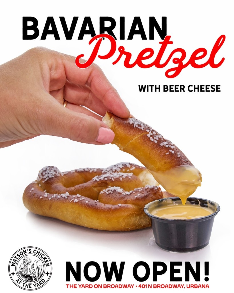 The very same Bavarian Pretzel we serve at Oktoberfest and at the Shack is available @theyardonbroadway!