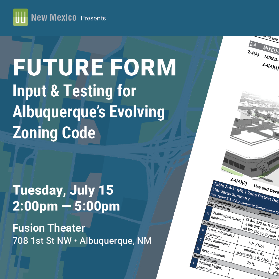 ulinewmexico's tweet photo. Register now! https://t.co/TWrQF4vtEZ

Join us for a hands-on workshop focused on testing proposed updates to the Integrated Development Ordinance (IDO). The City is preparing a more aggressive round of IDO revisions. https://t.co/Uyl64Igsvp
