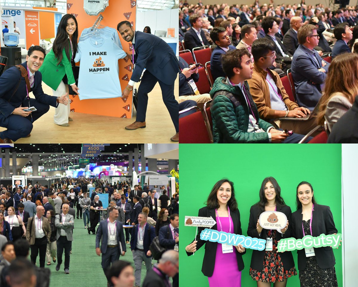 DDWMeeting's tweet image. #TBT to good times at #DDW2025. From groundbreaking research to meaningful connections, DDW continues to shape the future of digestive health.
We are already counting down to #DDW2026! What was your favorite memory from this year's event? 😎