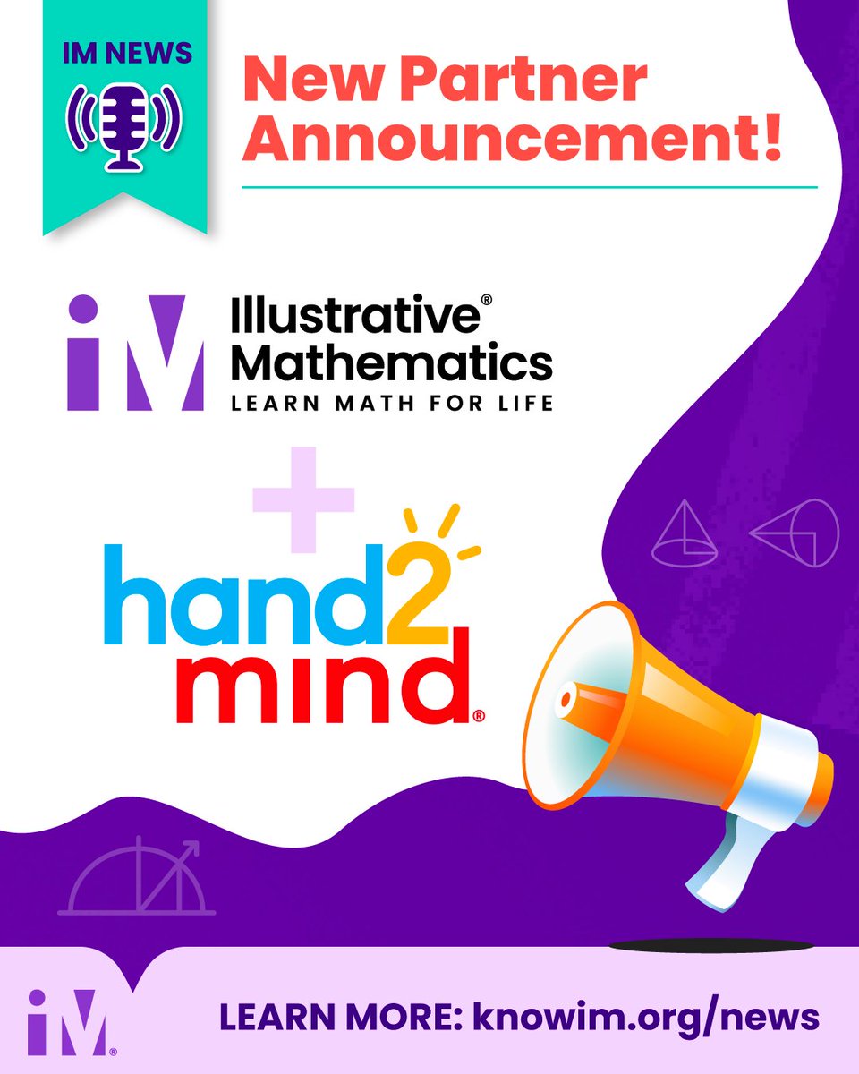 Exciting news! We’re partnering with <a href="/hand2mind/">hand2mind</a> to provide Interactive Center Kits &amp; Manipulative Kits, bringing IM Certified® curricula to life! 🙌

✅ Minimal prep
✅ Hands-on practice
✅ Problem-based learning &amp; fluency support

Read more: knowim.org/news

#LearnWithIM