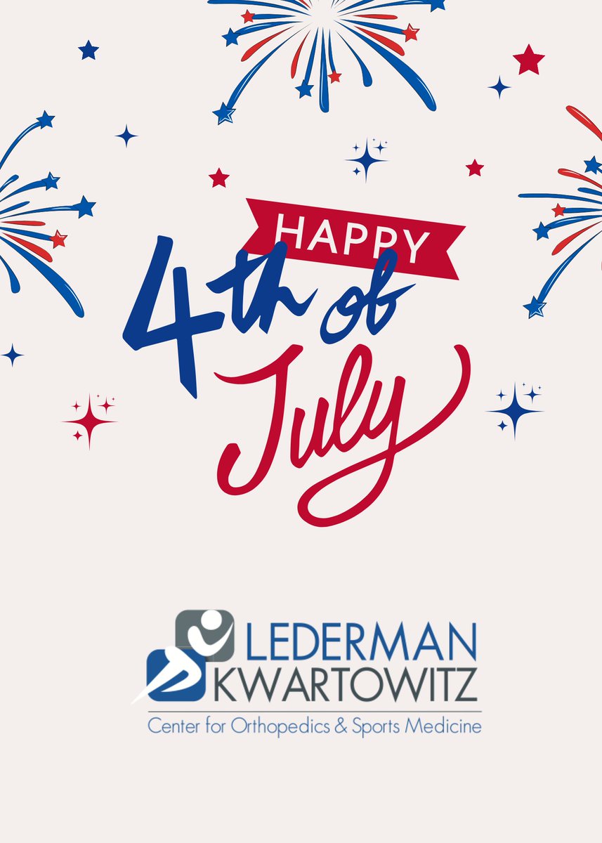 WhatMovesYouMI's tweet photo. 🎆 Happy 4th of July from all of us at LKO!

❤️🤍💙 We will be closed on Friday, July 4thand will reopen Monday, July 7th with normal hours.

Schedule anytime at 👉 https://t.co/vqgkviwWXs

Wishing you a safe &amp; active holiday!

#4thOfJuly #LKOCares #OrthoStrong #IndependenceDay https://t.co/2HawhA7wh1
