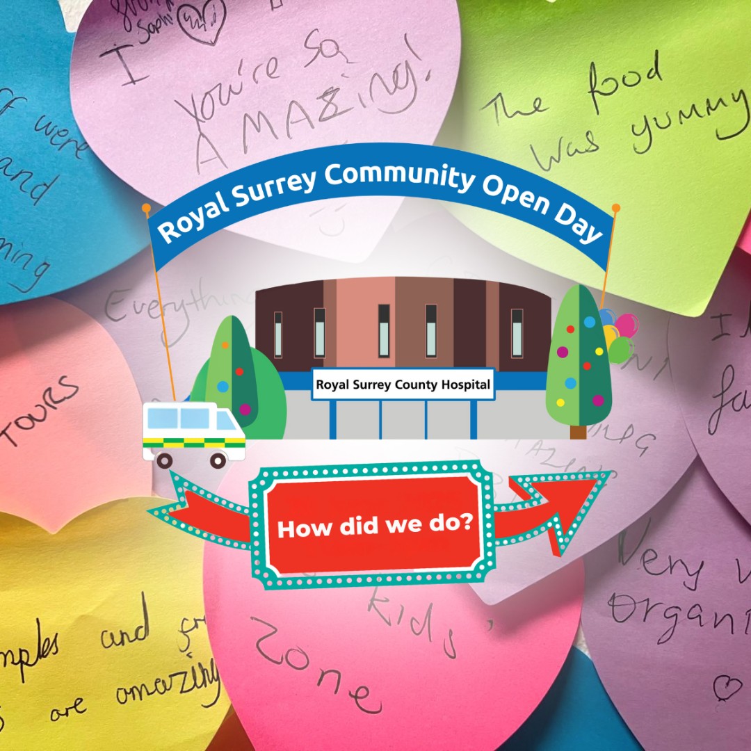 👨‍👩‍👧‍👧 We'd love your feedback! How was your experience at our Community Open Day on Saturday 28 June? What did you enjoy most? 

💬 Your thoughts help us plan future events 

🔗

#RoyalSurrey #CommunityOpenDay #Guildford #NHS