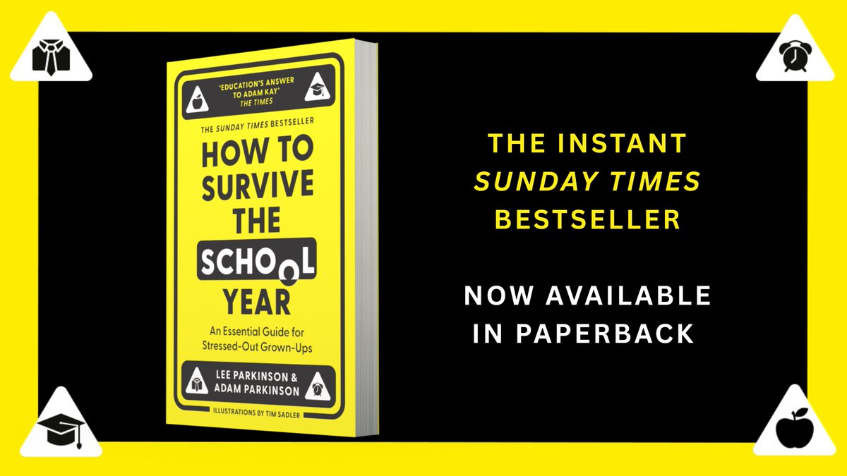 How to Survive the School Year is out today in paperback! 🎉

Whether you’re a fatigued parent or a frazzled teacher - this is a back-to-school essential, by the hosts of Two Mr Ps in a Pod(cast).

Get your copy now! ow.ly/9ytW50Wkvaq

<a href="/ICT_MrP/">Mr P MBE</a>