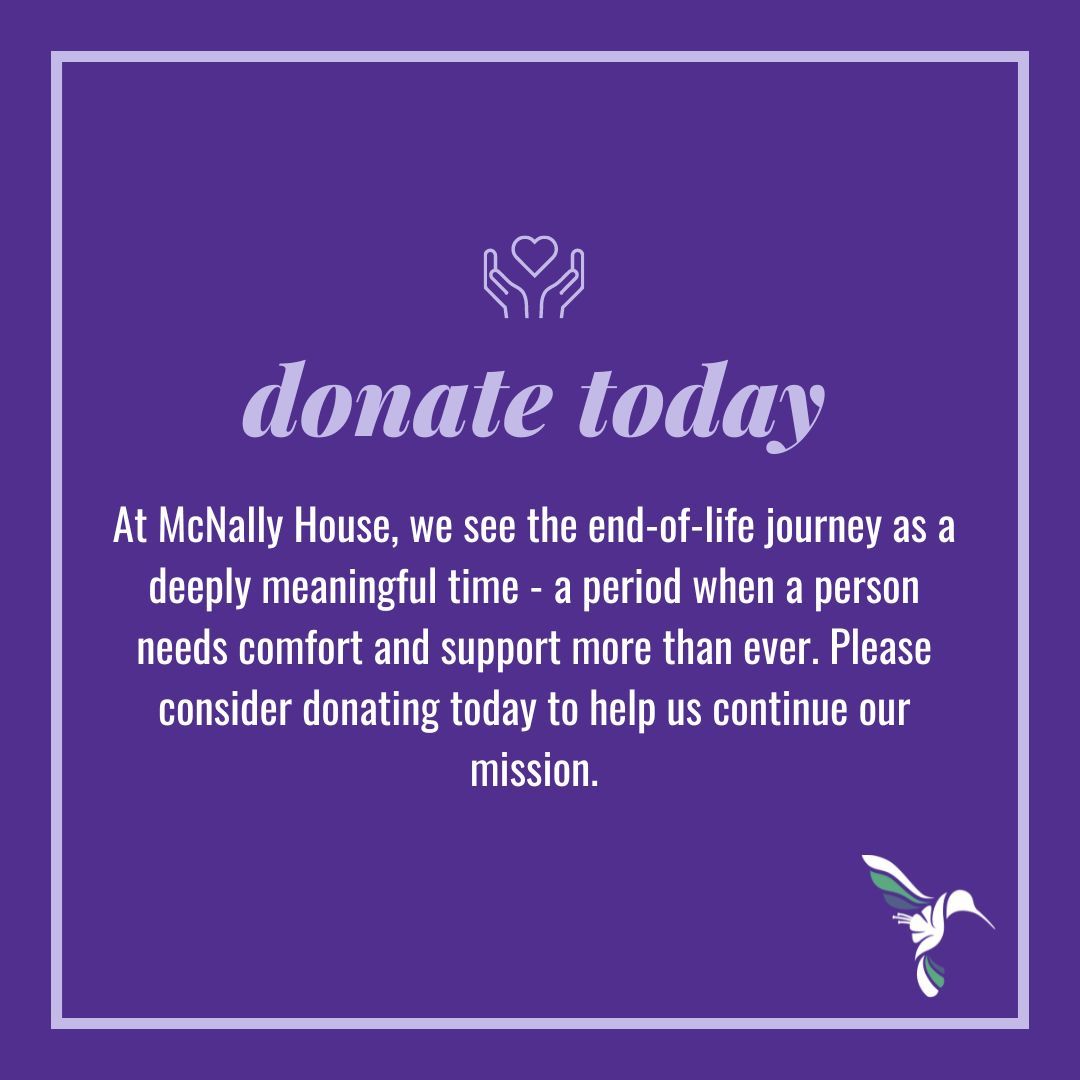 Please consider donating today to allow us to continue serving more individuals with a life-limiting illness and their loved ones💜