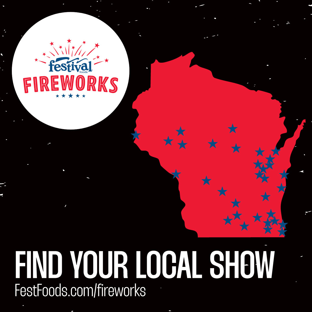 Hoofbeat (@hoofbeatwi) on Twitter photo Our pals at <a href="/FestivalFoods/">Festival Foods</a> are throwin’ fireworks shows in 32 locations across the state. Find the one near you and let the sparks fly, y’all. Our pals at <a href="/FestivalFoods/">Festival Foods</a> are throwin’ fireworks shows in 32 locations across the state. Find the one near you and let the sparks fly, y’all.