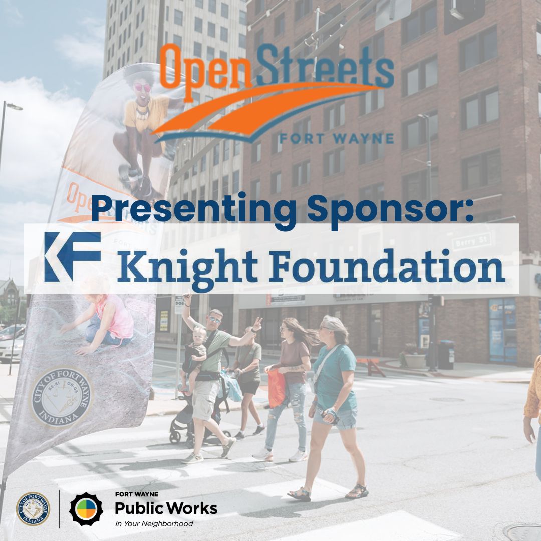 OpenStreetsFW's tweet photo. We want to give another big shout-out to our presenting sponsor, @knightfdn! We appreciate their support! https://t.co/yiFAQQ0D8K