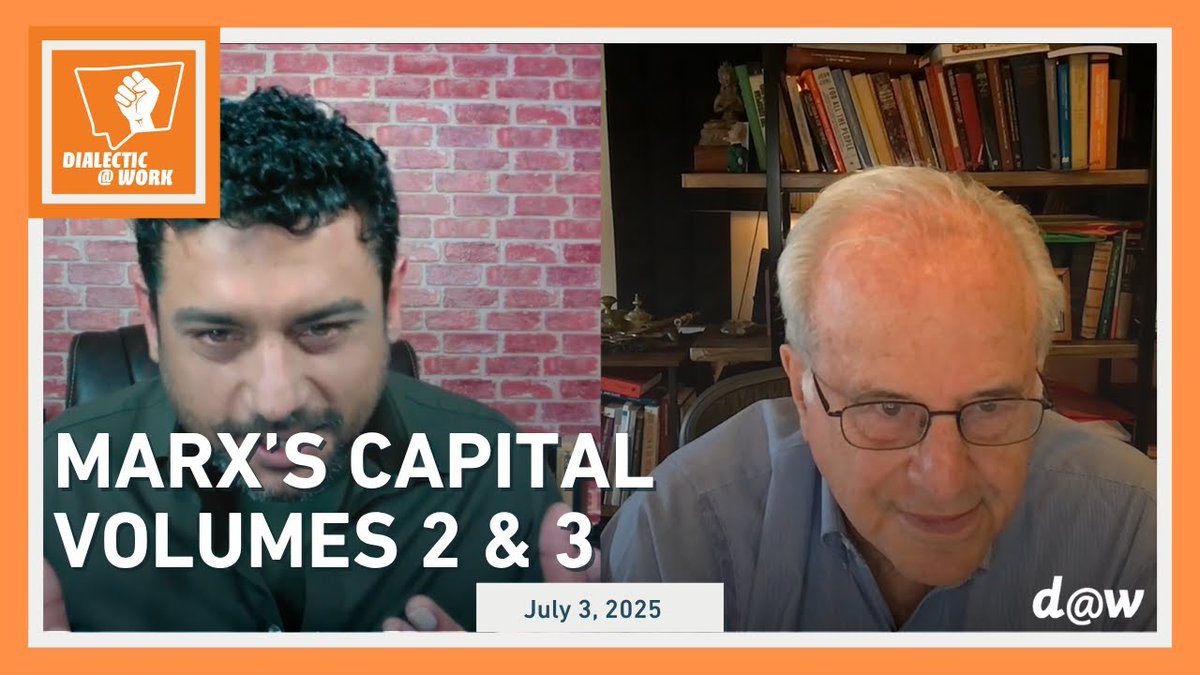 Dialectic at Work (@dialecticatwork) on Twitter photo Don't miss an all-new #DialecticatWork today with <a href="/ShahramAzhar/">Shahram Azhar</a> and <a href="/profwolff/">Richard D. Wolff</a> on #Marx's #Capital Volumes 2 & 3 at 4:30 PM EDT! #history #theory #economics #politics #Marxism #philosophy Watch it here: youtube.com/watch?v=JHwv2G… Don't miss an all-new #DialecticatWork today with <a href="/ShahramAzhar/">Shahram Azhar</a> and <a href="/profwolff/">Richard D. Wolff</a> on #Marx's #Capital Volumes 2 & 3 at 4:30 PM EDT! #history #theory #economics #politics #Marxism #philosophy Watch it here: youtube.com/watch?v=JHwv2G…