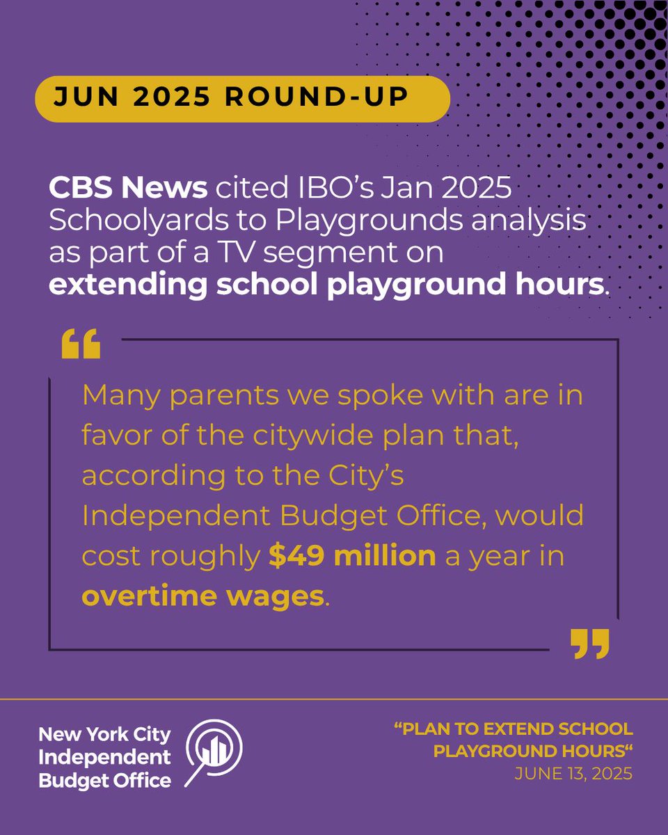 nycibo's tweet image. IBO received over 60 mentions in the press last month. Here are some of the highlights 🔍
#NYCBudget #NYCPolicy