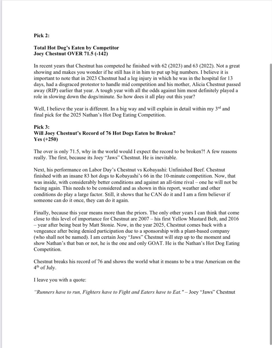 GregStillwater's tweet photo. We are just under 24 hours away from The Nathan’s Hot Dog Eating Competition and this year is a big one. Check out my report on the competition and the return of the 🐐 @joeyjaws below! #NathansHotDogCompetition https://t.co/0TNkMecyI2