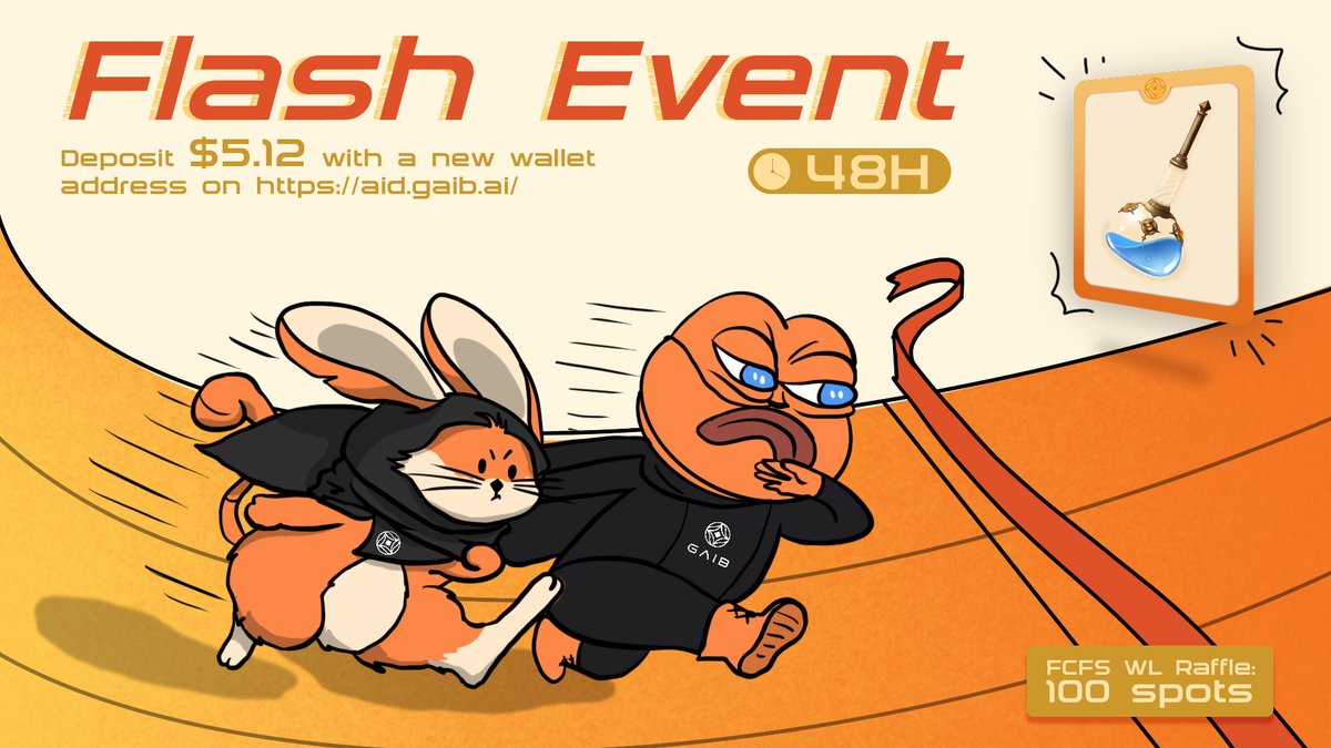 gaib_fremen's tweet photo. ⏳48-Hour Flash Event: 100 FCFS Whitelist Spots!⏳

For the next 48 hours, we’re giving away 100 FCFS whitelist spots for our exclusive Fremen Essence NFT

💸How to Qualify: 
Deposit exactly $5.12 AIDa in a new wallet —no more, no less!⏰

Time is running out!  Once it’s gone, it’s gone! ⏳

👀By the way, any idea why it’s $5.12? 👇