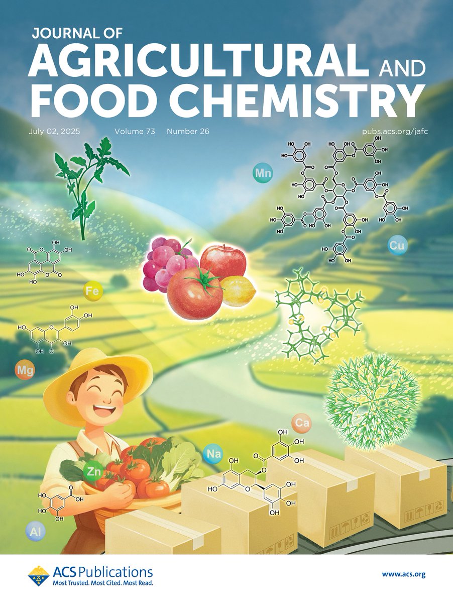 A #Review article on metal–phenolic networks for transformative agri-food systems: a biobased toolkit beyond molecular polyphenols is the subject of this #JAFC cover. Check out the Review at go.acs.org/cPt
