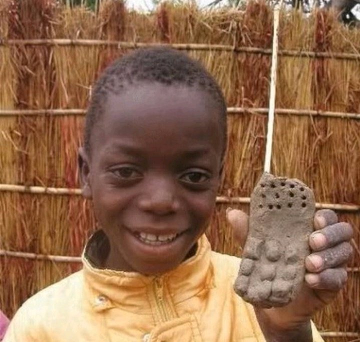 African cell phone never runs out of battery