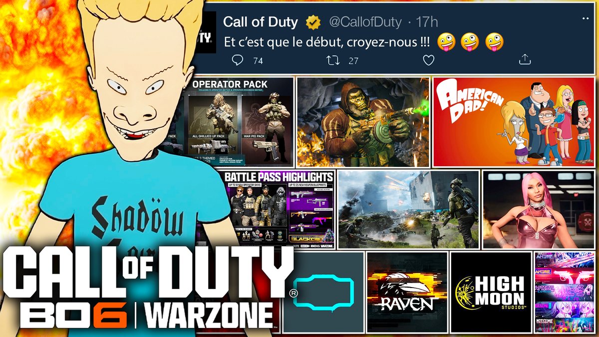 🚨 CALL OF DUTY PART EN C*UILLES ! 😭
Nouvelle vidéo dispo 
▶️ youtu.be/-F99ks7KYR4