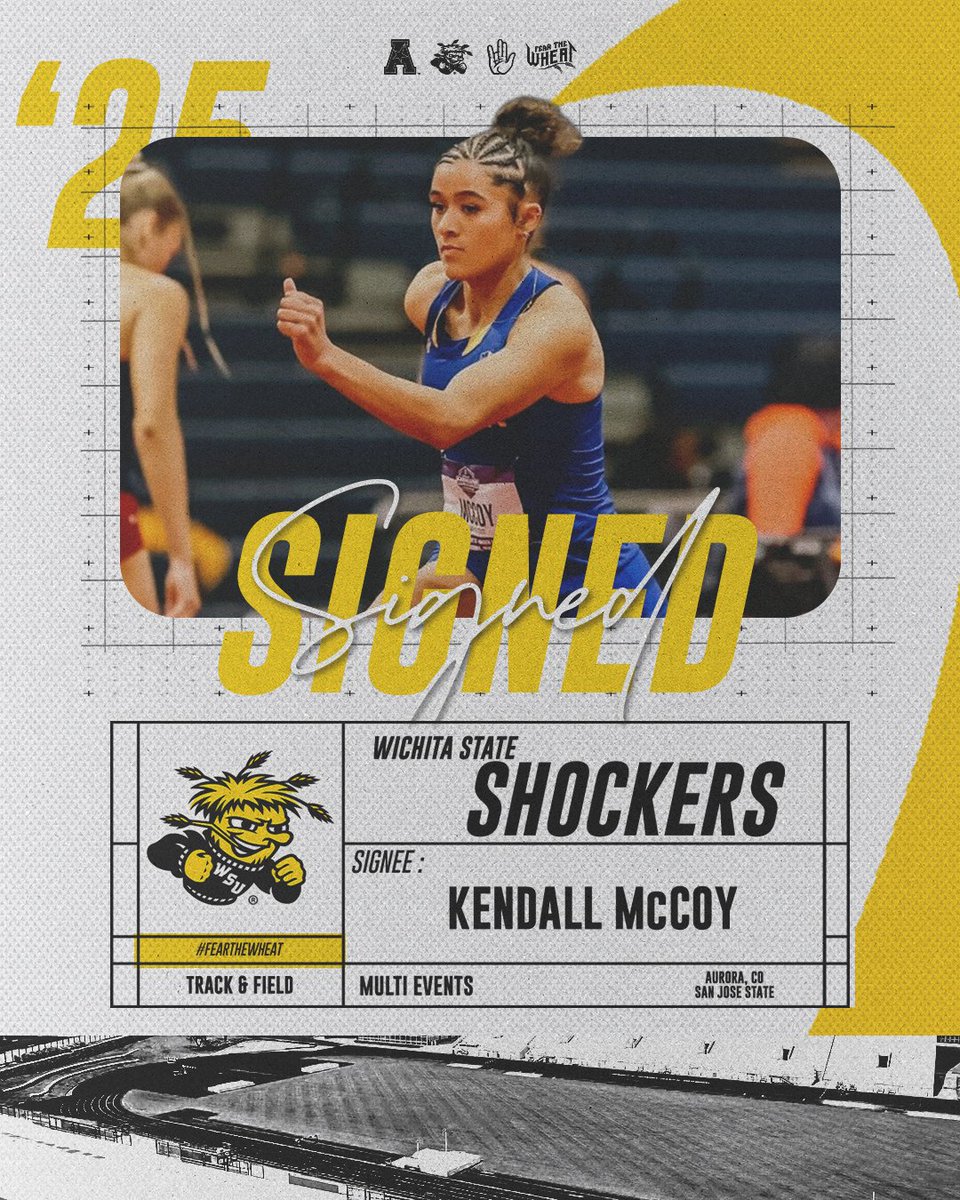 𝑰𝒏𝒌𝒆𝒅! ✍️ 

Join us in welcoming multi, Kendall McCoy, to the Wichita State family!

#FearTheWheat 🌾