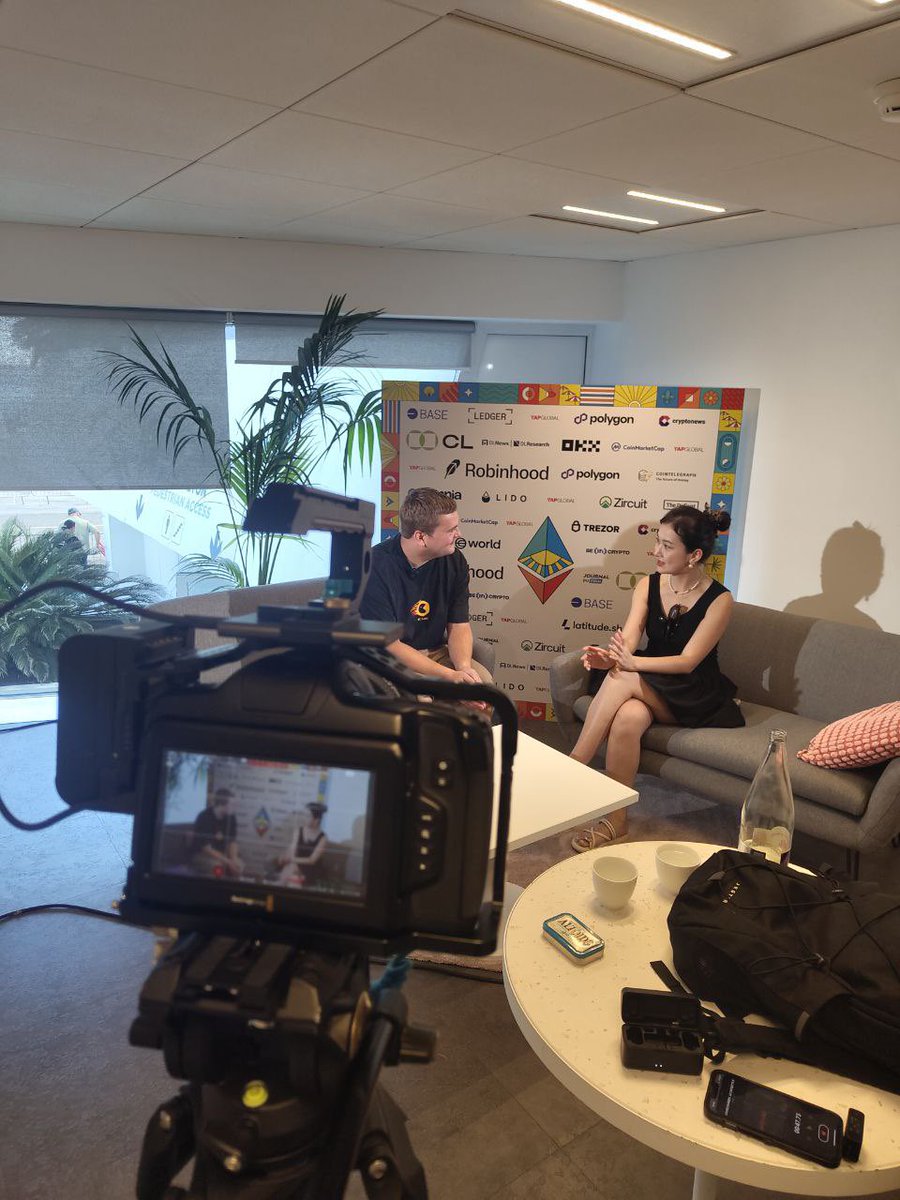 Genzio Media (@genzioco) on Twitter photo Thank you to <a href="/AliceL991/">Alice</a> and <a href="/ForesightVen/">Foresight Ventures </a> for the amazing interview. Can’t wait to share it with everyone! <a href="/EthCC/">EthCC - Ethereum Community Conference</a> conf is elite 💯 Thank you to <a href="/AliceL991/">Alice</a> and <a href="/ForesightVen/">Foresight Ventures </a> for the amazing interview. Can’t wait to share it with everyone! <a href="/EthCC/">EthCC - Ethereum Community Conference</a> conf is elite 💯
