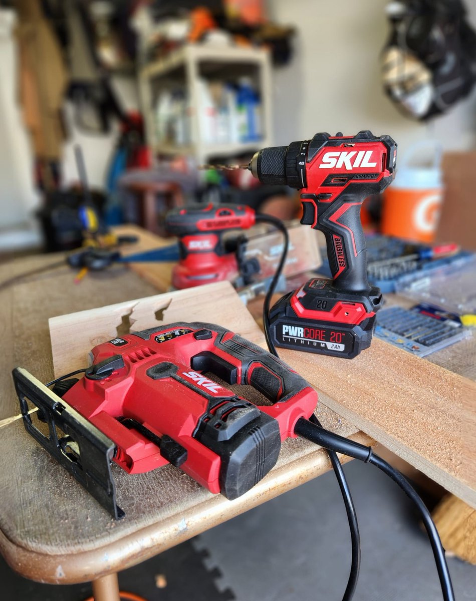The SKIL Drill Driver, Sander and Jigsaw - the perfect combo for home renovations and upgrades. Image by Tom Meeley