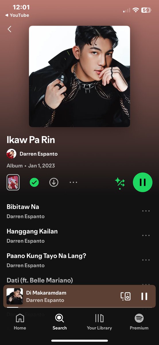 KarayRhem's tweet photo. Graaaabeee, my new fav. Di Makaramdam its talks about Bestfriend huhuhu para sa Bestfriend ko pala to D 🥹😁

IKAW PA RIN DARREN
#IkawPaRinAlbum 
@Espanto2001 @StarMusicPH https://t.co/hzkjYXfXAP