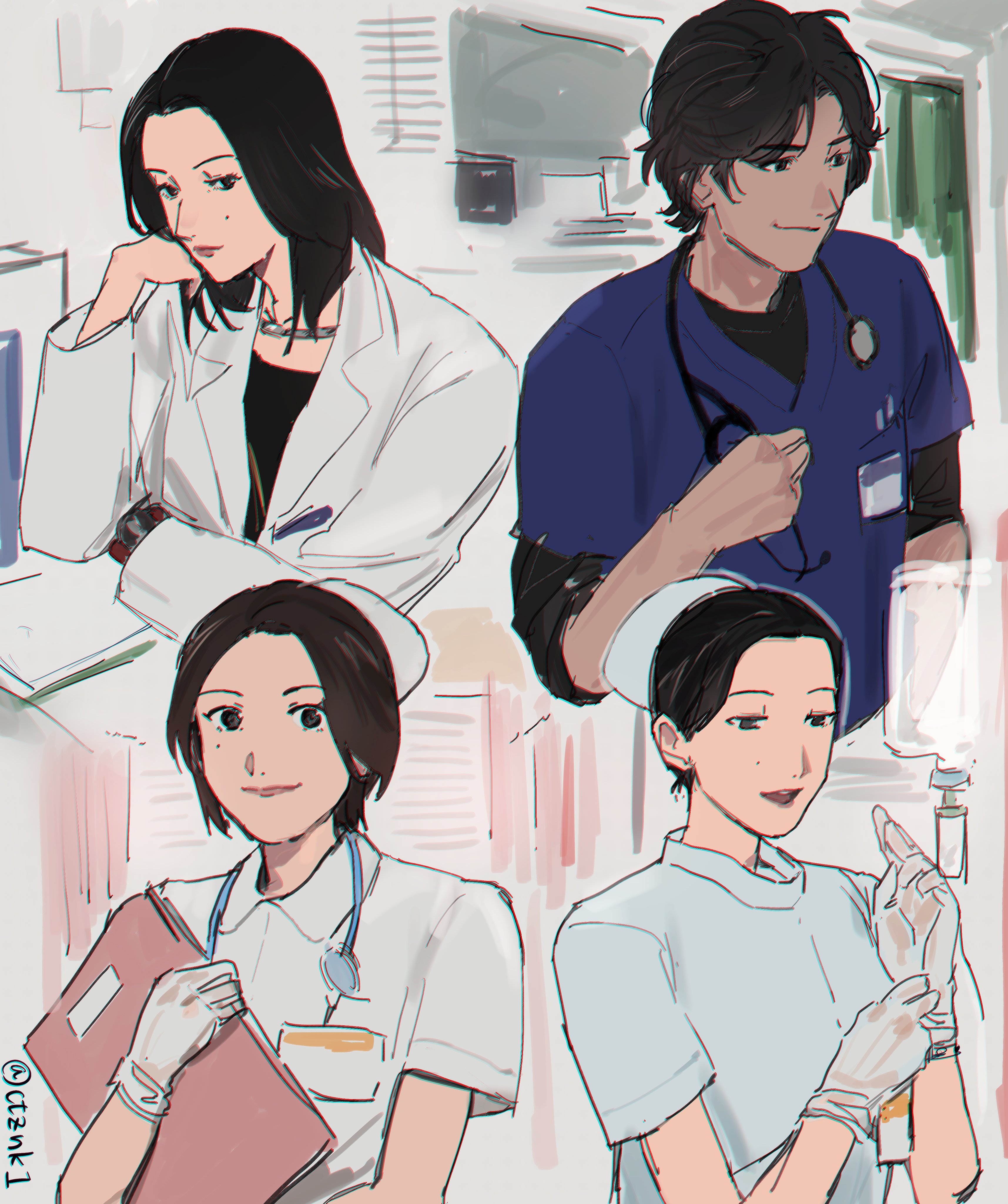 まろたんページ マルマン ニーモシネ カバー・ホルダー付き A4 特殊5mm方眼罫